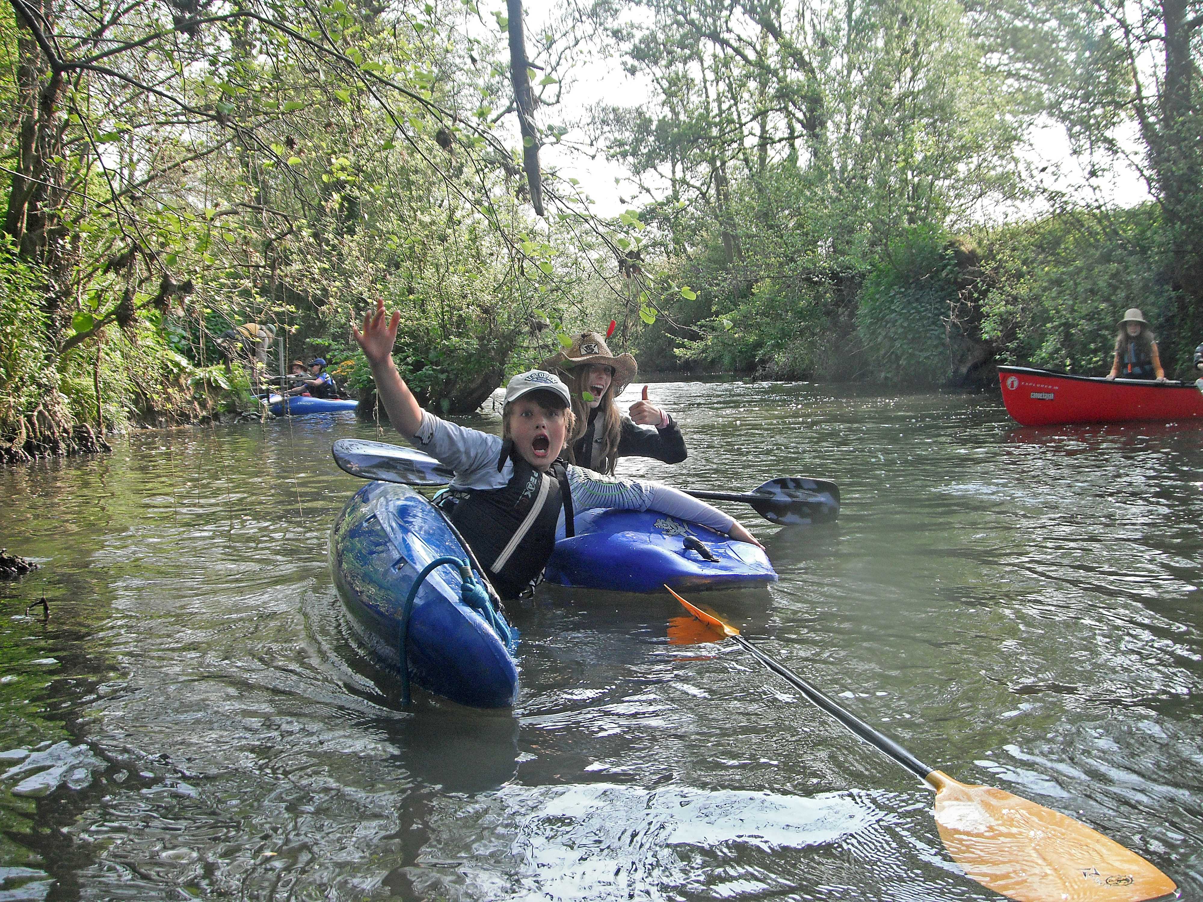 River trip on the Wey