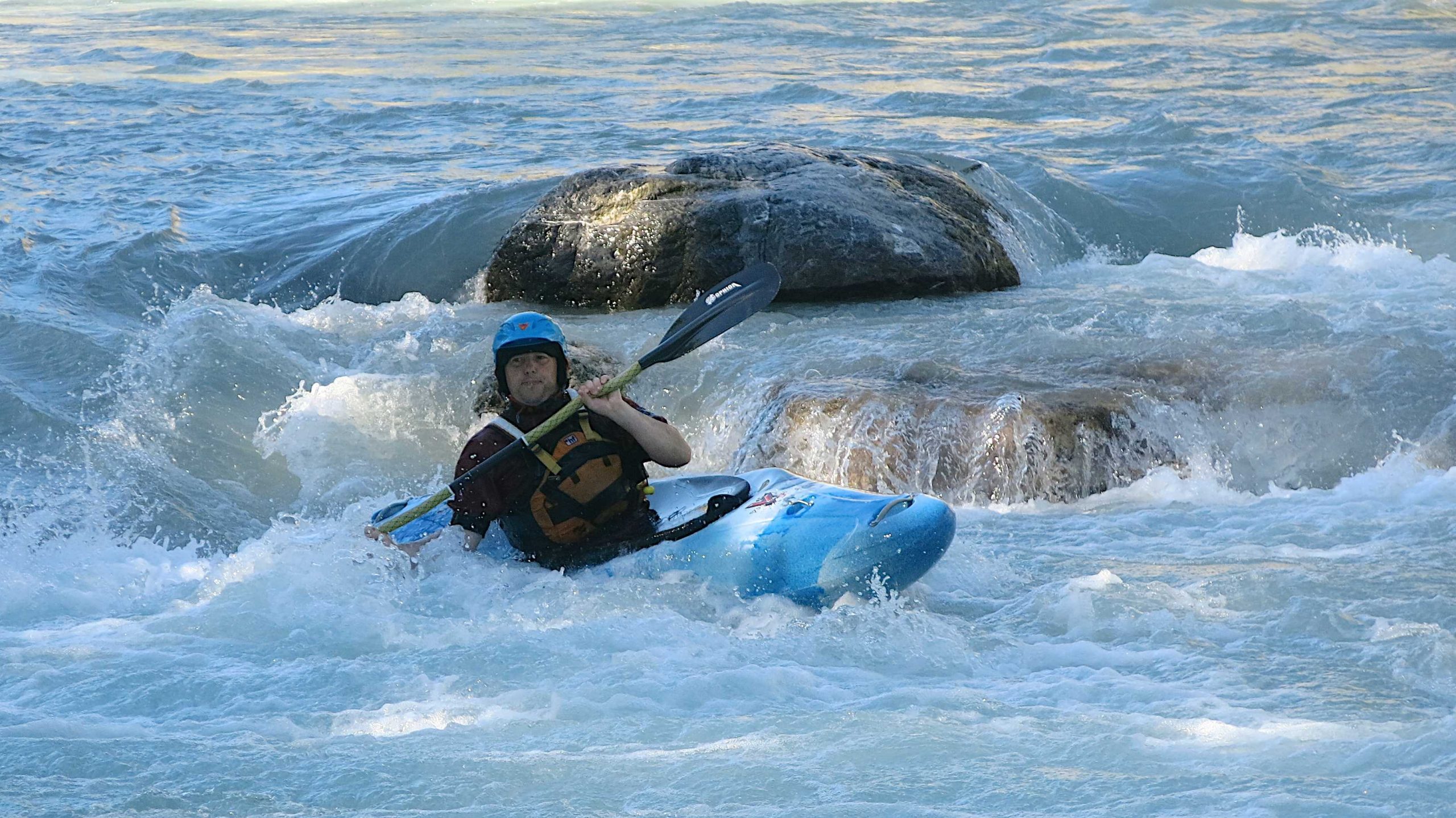 Learning to Kayak whitewater